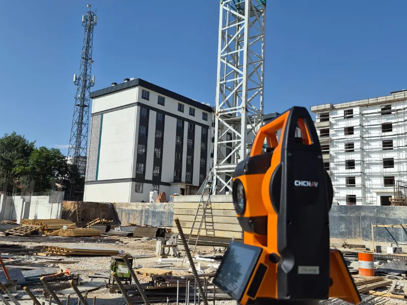 Lazer Total Station İle Kolon Aplikasyonları